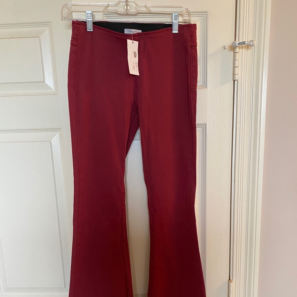Lida Kate Maroon pull on flare size S